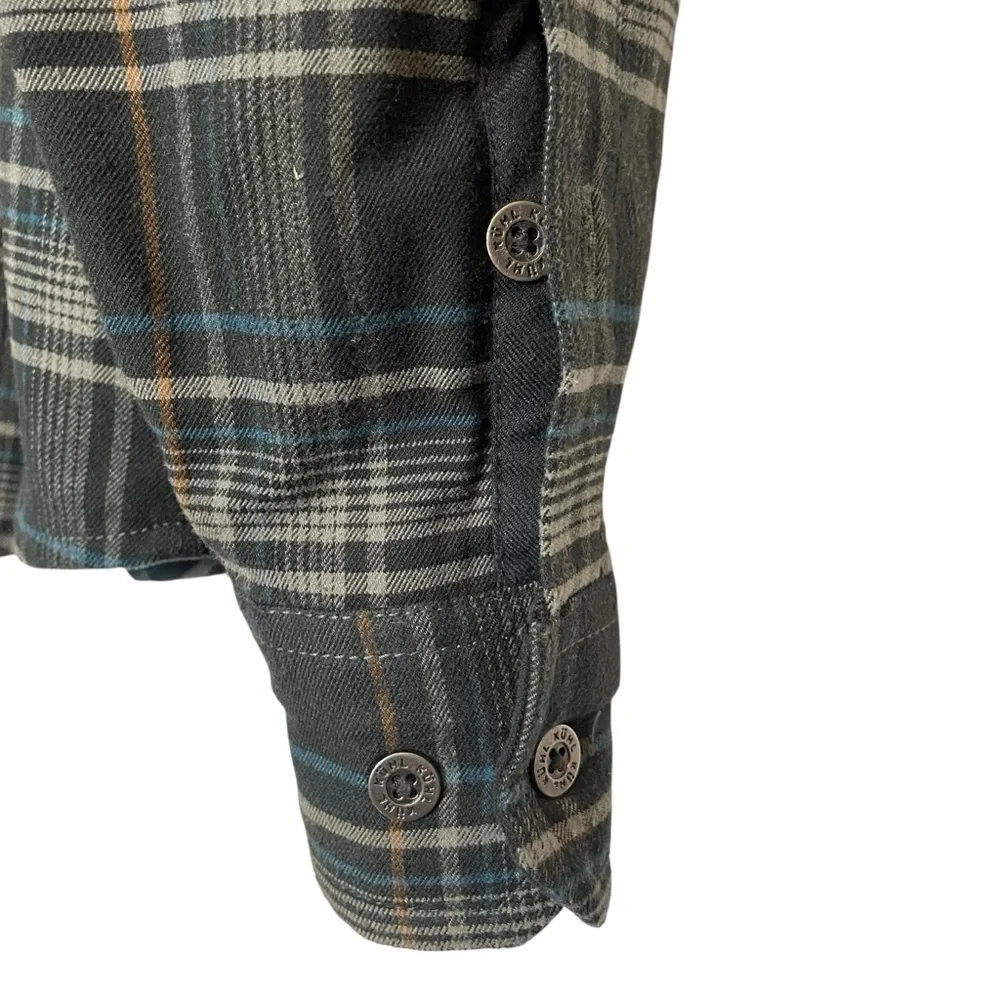 KUHL Flannel Shirt Mens XXL Plaid Outdoor Casual Button Down - Picture 6 of 11
